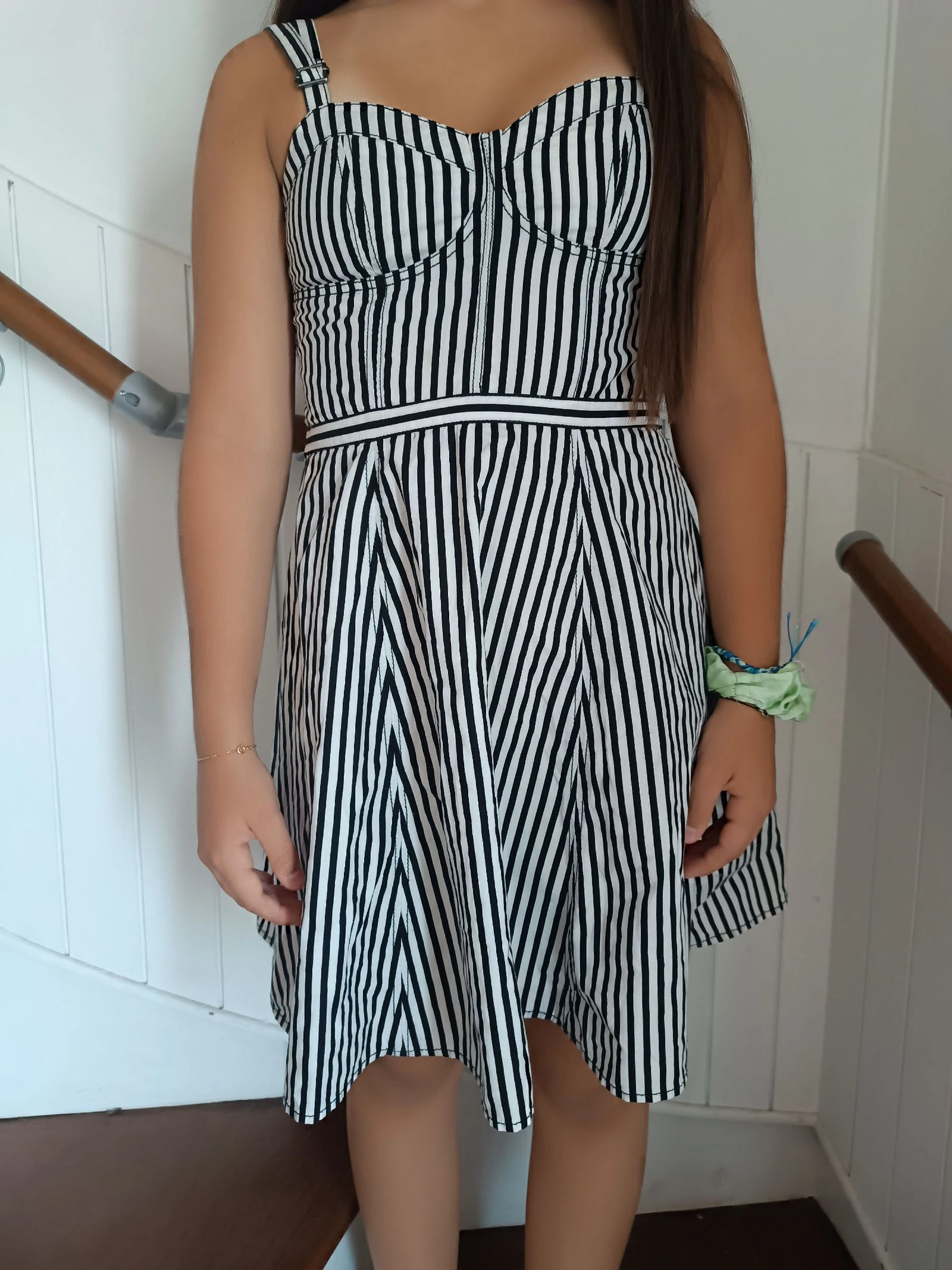 Robe patineuse rayée - Taille XS